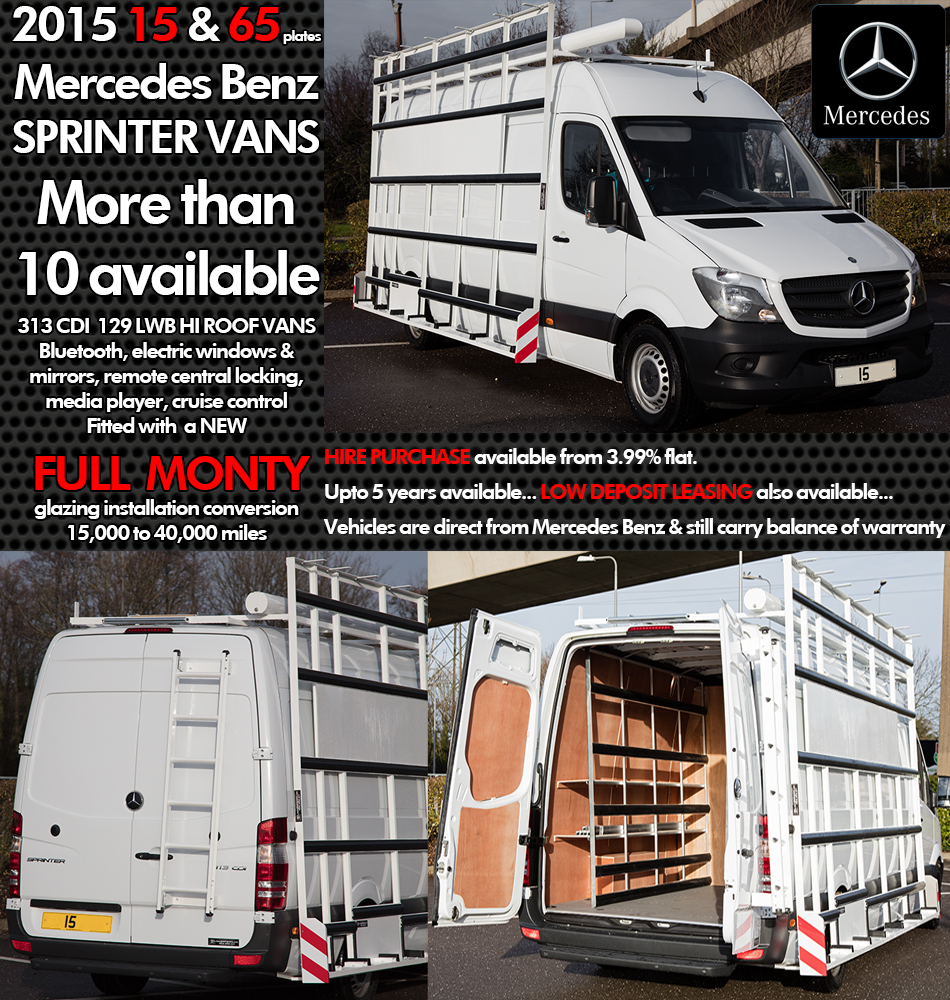 Used vans with glass racks for sale best sale
